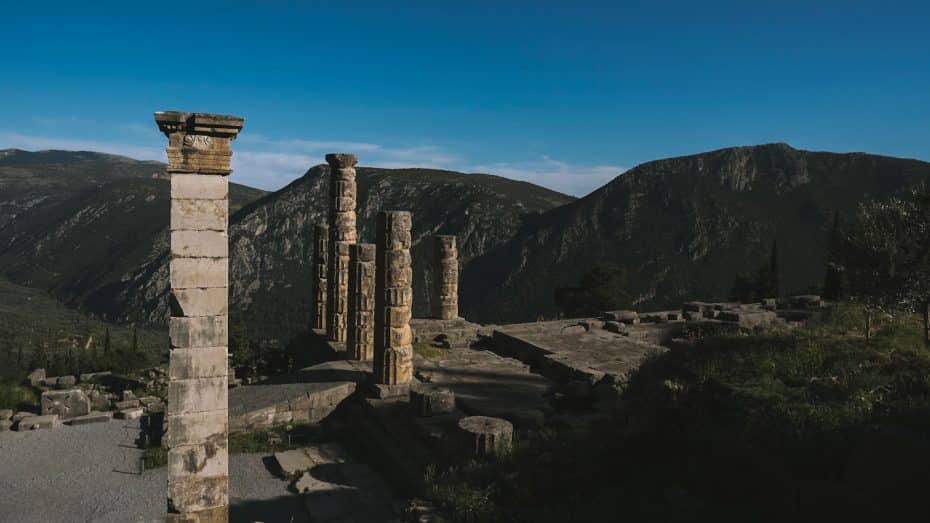 Delphi is among tne best day trips from Athens