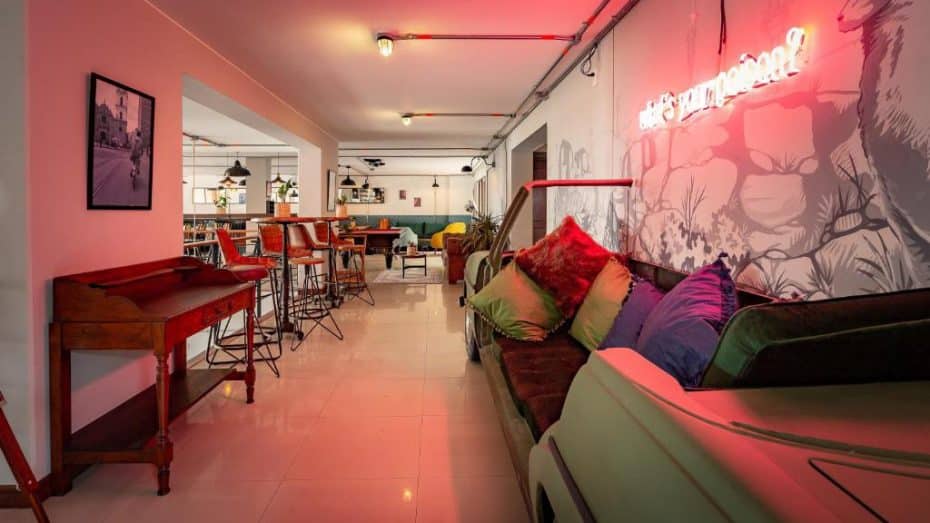 Chapinero is one of the best locations in Bogotá for nightlife. In this neighborhood, you can find excellent party hostels like Selina Chapinero Bogotá (pictured)