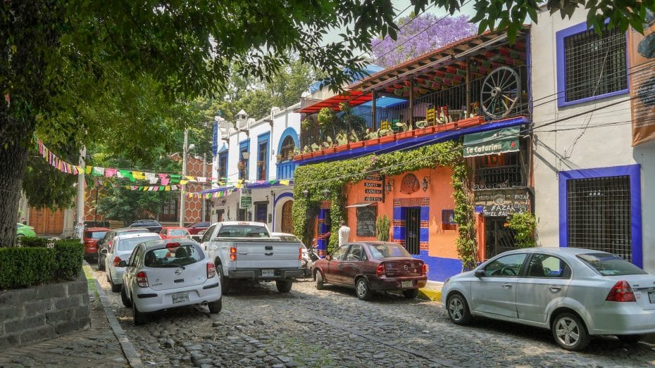Coyoacán is famous for being the home of renowned artists Frida Kahlo and Diego Rivera