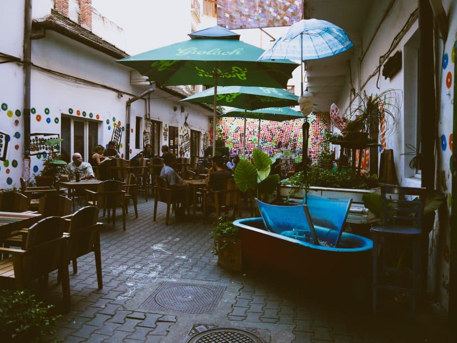 The Old Town is a great area for food & nightlife in Cluj