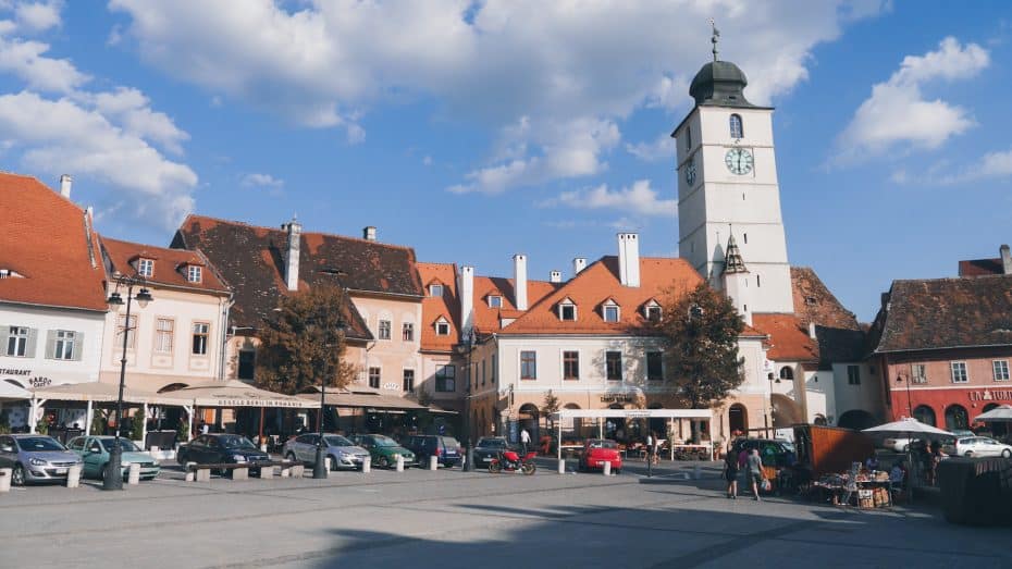 The medieval Old Town of Sibiu is one of the must-see places to visit in Transylvania