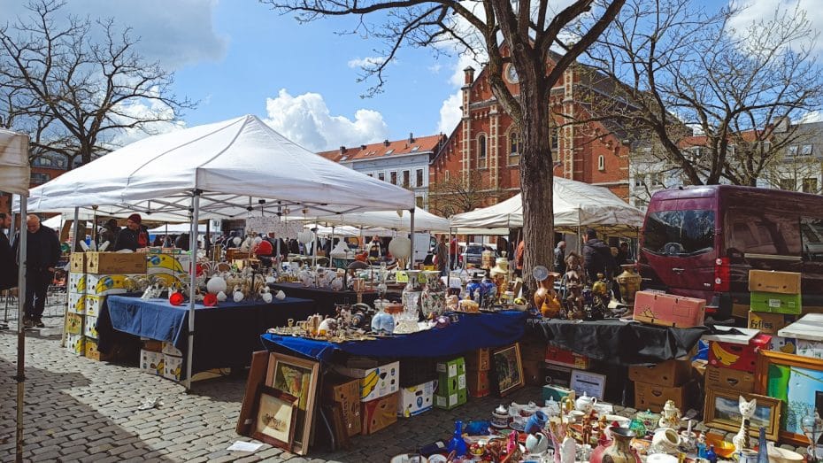 Hay muchos mercados al aire libre que ver en Bruselas