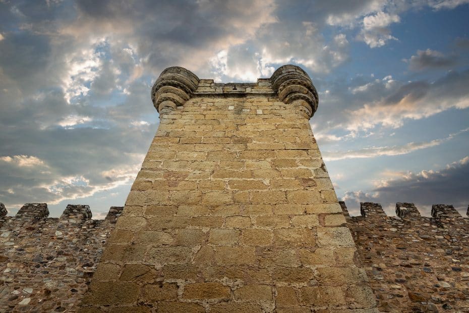 Cáceres city wall, Extremadura, Spain