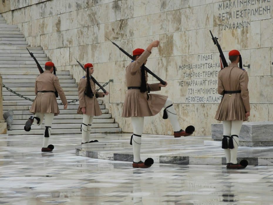 Ceremonia de cambio de guardia, Syntagma