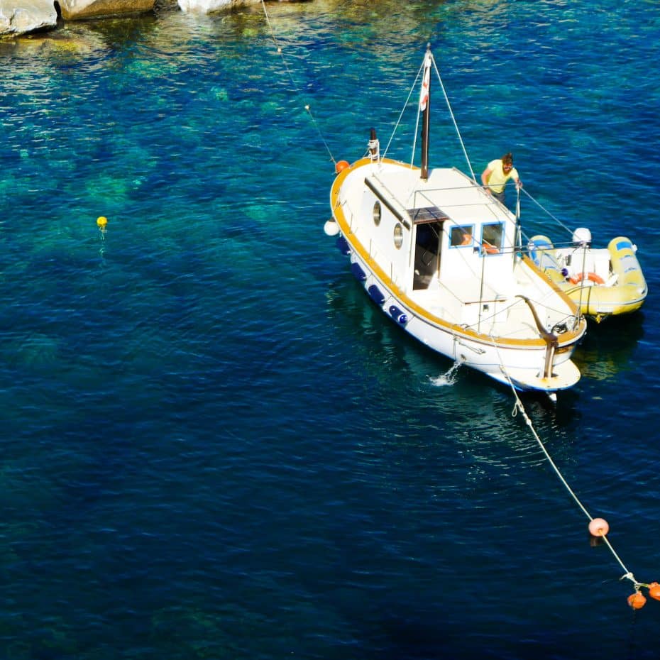 Cinque Terre's deep blue sea