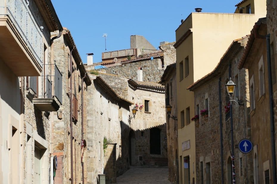 El centro medieval de Pals, Girona