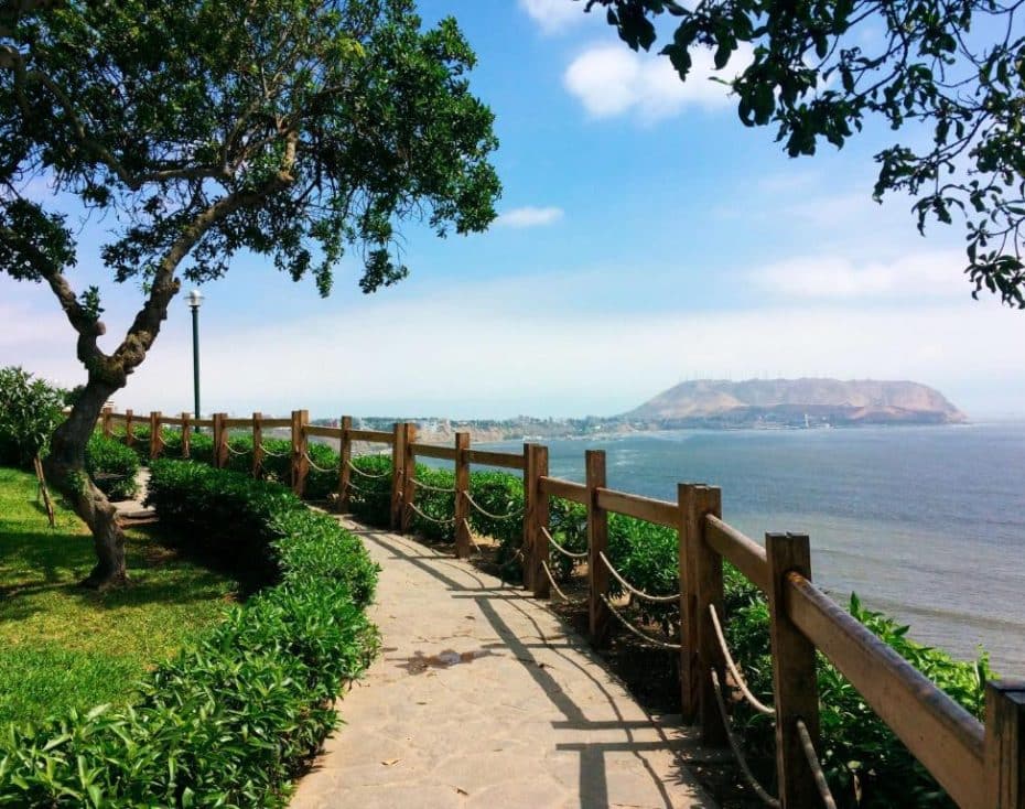 Miraflores is the safest and most pleasant district for tourists in Lima