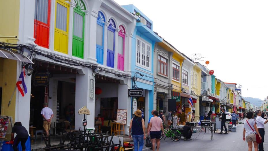 Phuket Town is famous for its Sino-Portuguese-style shophouses