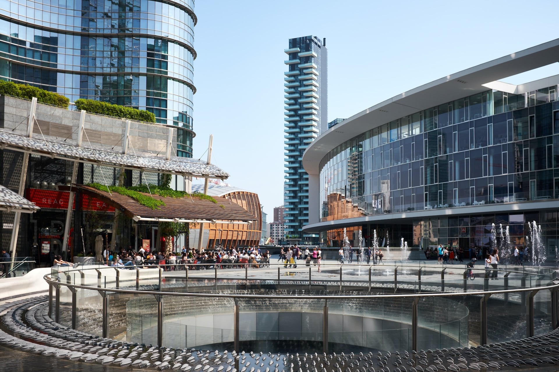 Porta Nuova is a trendy and upscale area located near the heart of Milan.