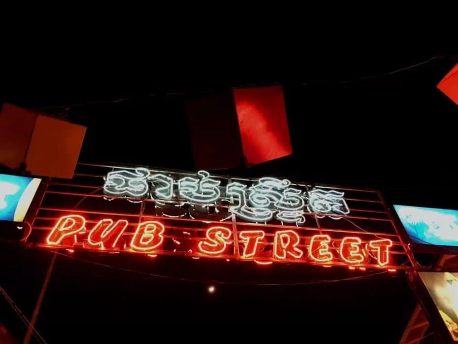 Pub Street è la zona migliore per la vita notturna a Siem Reap