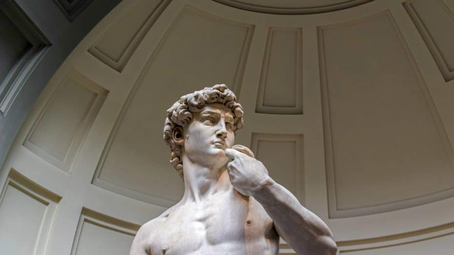 The Accademia Gallery houses the iconic David sculpture by Michelangelo