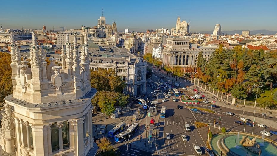 La torre de CentroCentro es uno de los mejores miradores del centro de Madrid