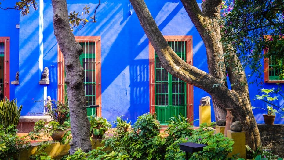 The Frida Kahlo Museum is also known as La Casa Azul (the blue house)