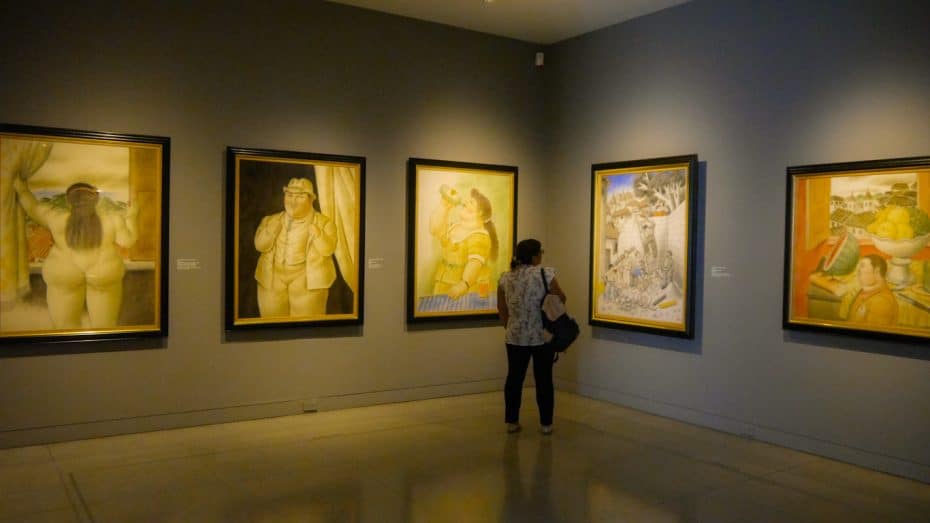 Paintings by Fernando Botero at the Museo de Antioquia, Medellín