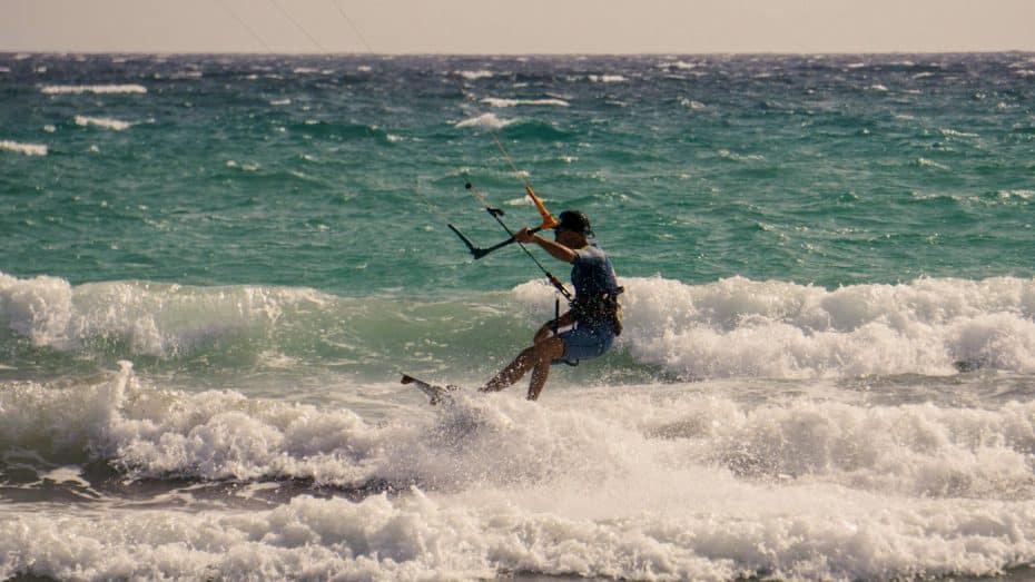 You can practice paddleboarding at Cala Mal Pas