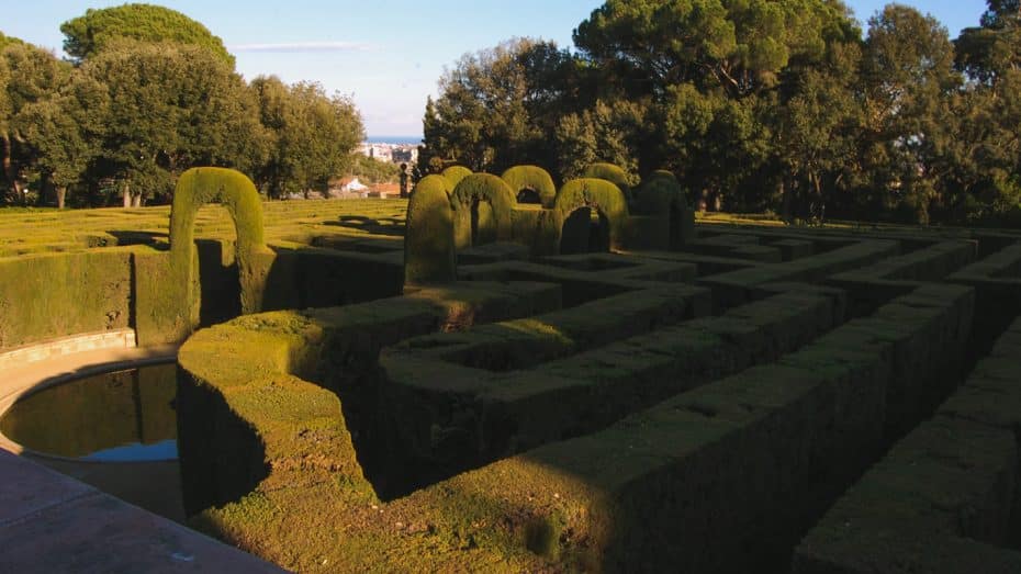 Less crowded attractions to visit during a first trip to Barcelona - Parc del Laberint d'Horta