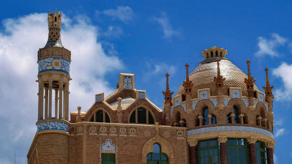 The Hospital de Sant Pau is a lesser-known example of modernismo in Barcelona