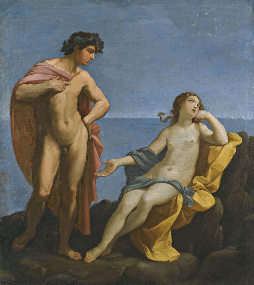 Baco y Ariadna de Guido Reni