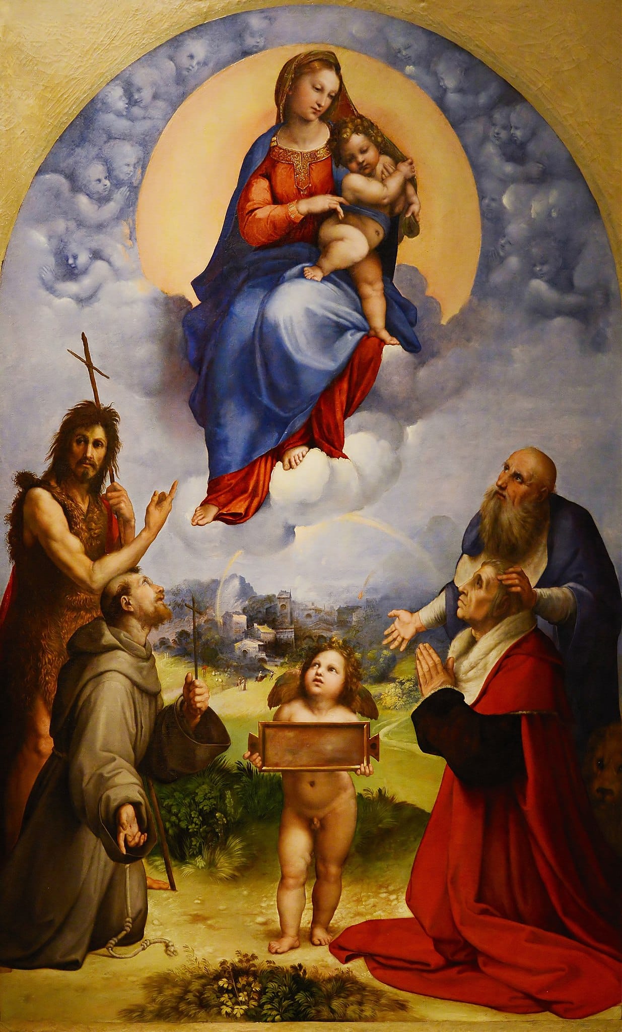 Virgen de Foligno, de Rafael -Qué ver en los Museos Vaticanos de Roma