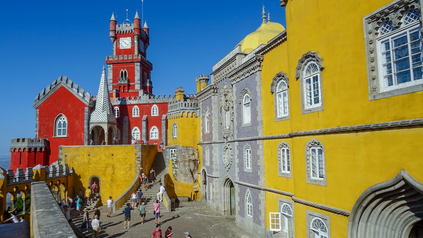 Palacio da Pena, the most famous site in Sintra