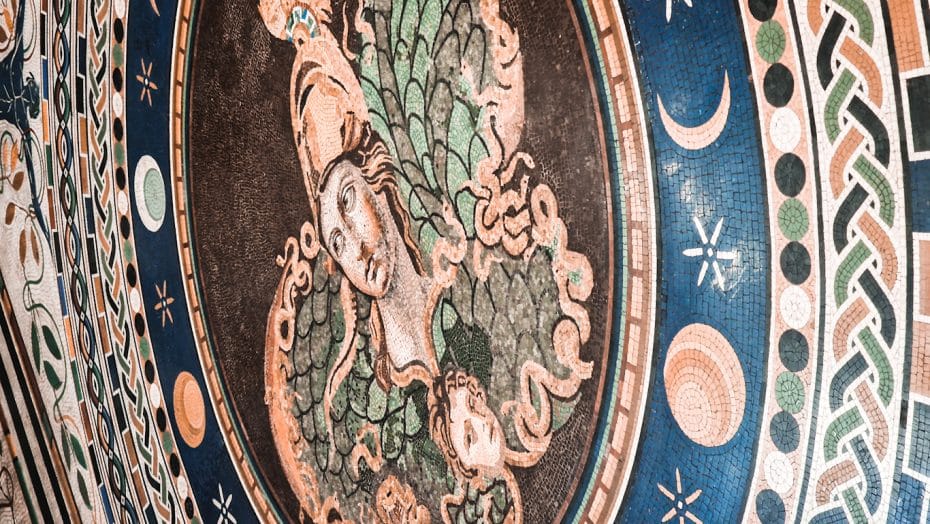 Roman mosaics at the Vatican Museums