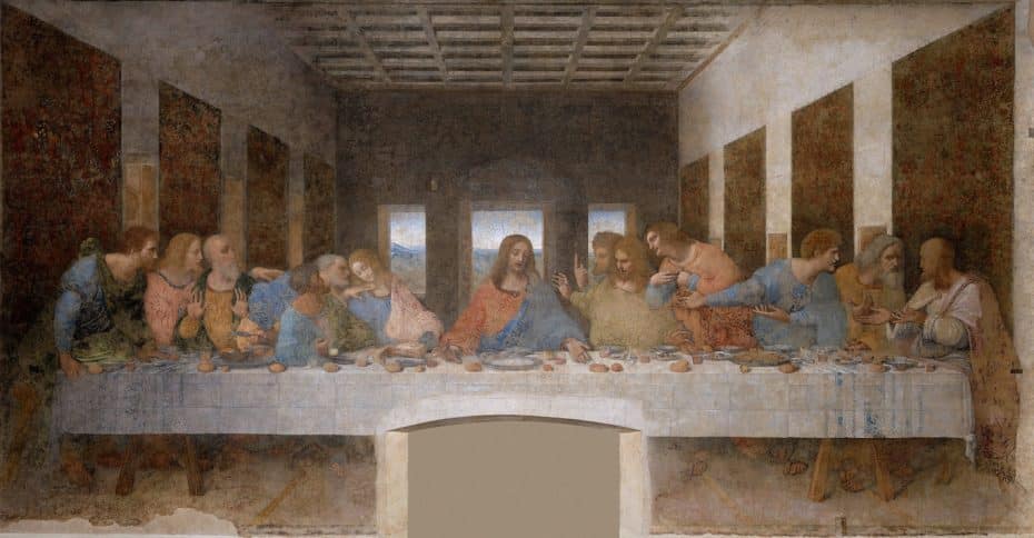 Things to see in Milan - The Last Supper by Leonardo da Vinci