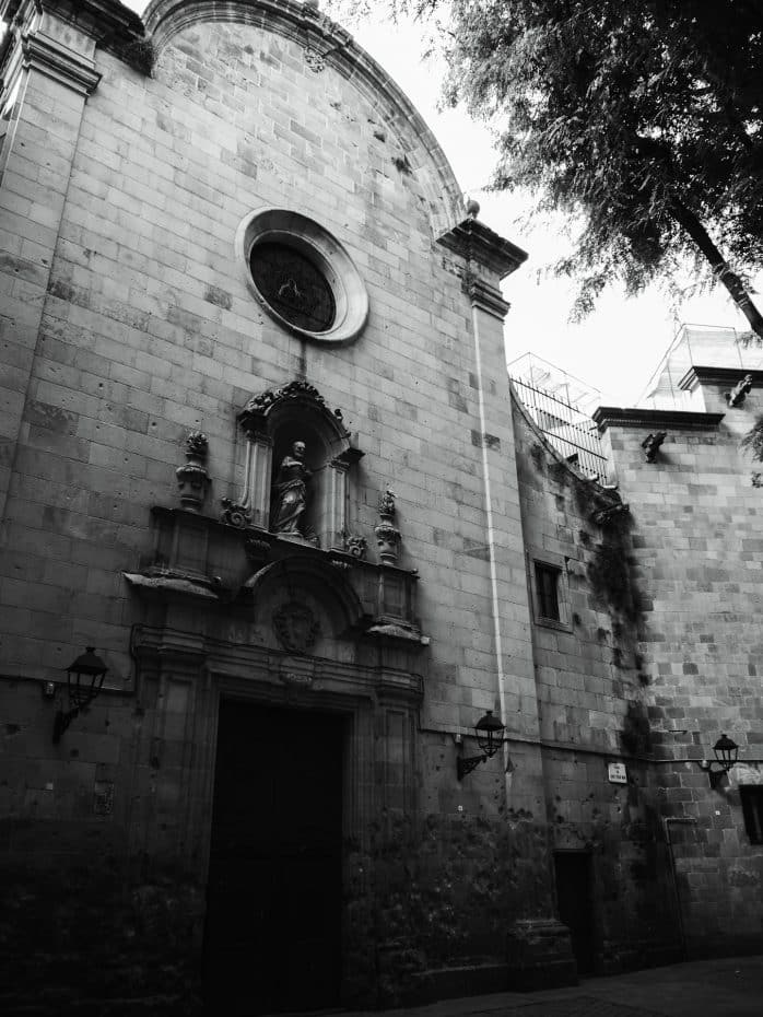 Church of San Felipe Neri in Barcelona