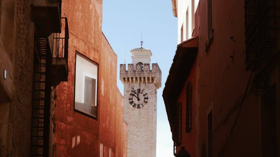 Medieval Torre de Mangana is one of Cuenca's most famous landmarks
