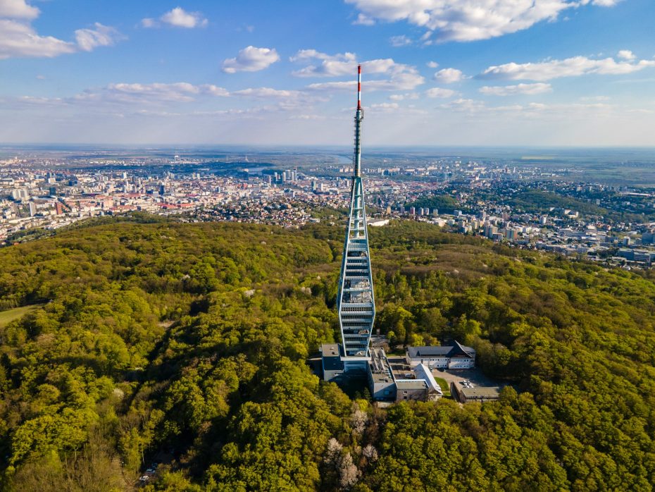 Nové Mesto is green, quiet, and home to the Kamzík TV Tower, which has a view over all of Bratislava.