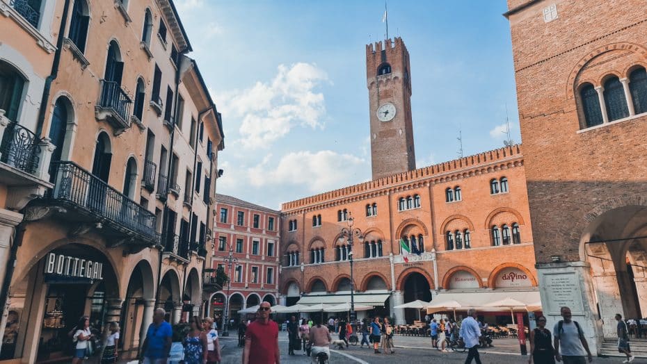 La Piazza dei Signori és la plaça central de Treviso