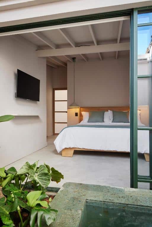Some rooms at ANTIPODA have direct access to the terrace and pool