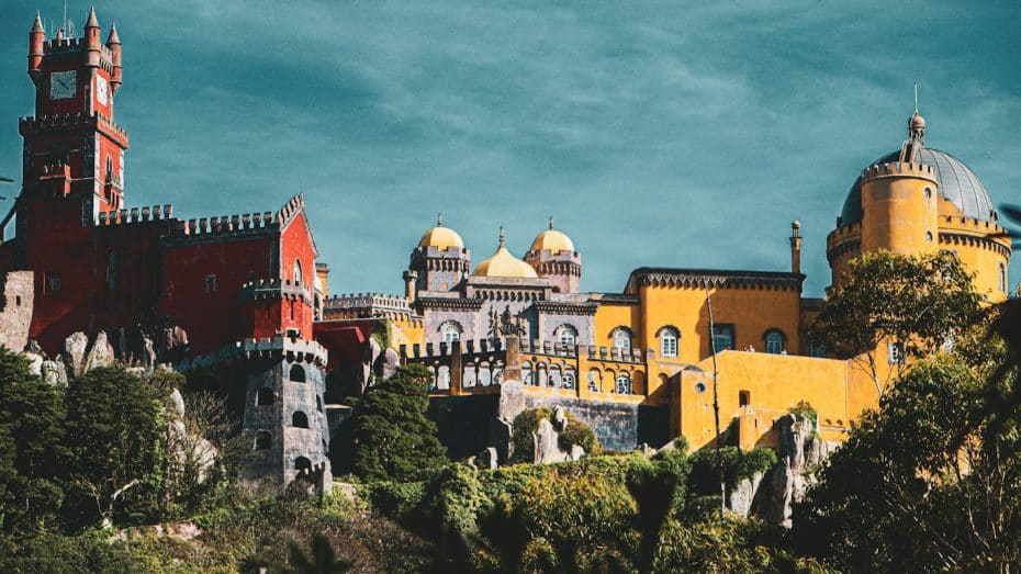 The Palacio da Pena is a must-see landmark in Sintra, Portugal