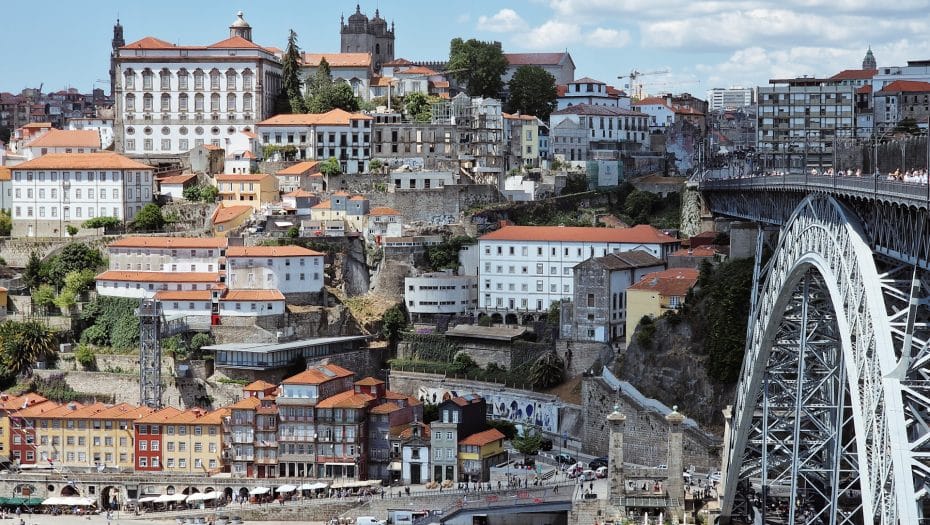 Vistas desde el Puente Dom Luis I - Itinerario de 2 días en Oporto