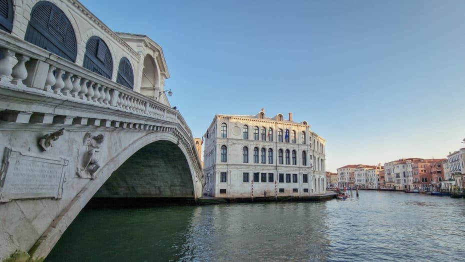 You can see Venice's Rialto Bridge and Grand Canal in Madonna's Like A Virgin music video