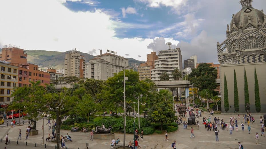 Lugares de interés en el centro de Medellín - Parque Berrío