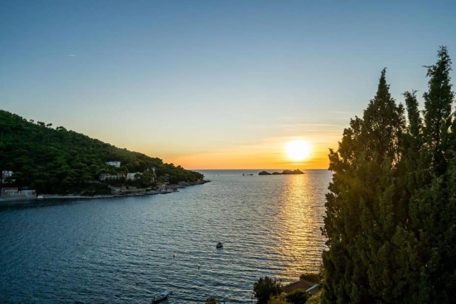 Babin Kuk ofrece algunas de las puestas de sol más pintorescas de Dubrovnik