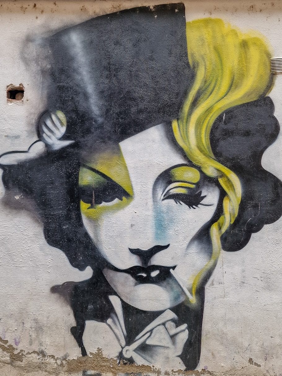 Grafitti de Marlene Dietrich