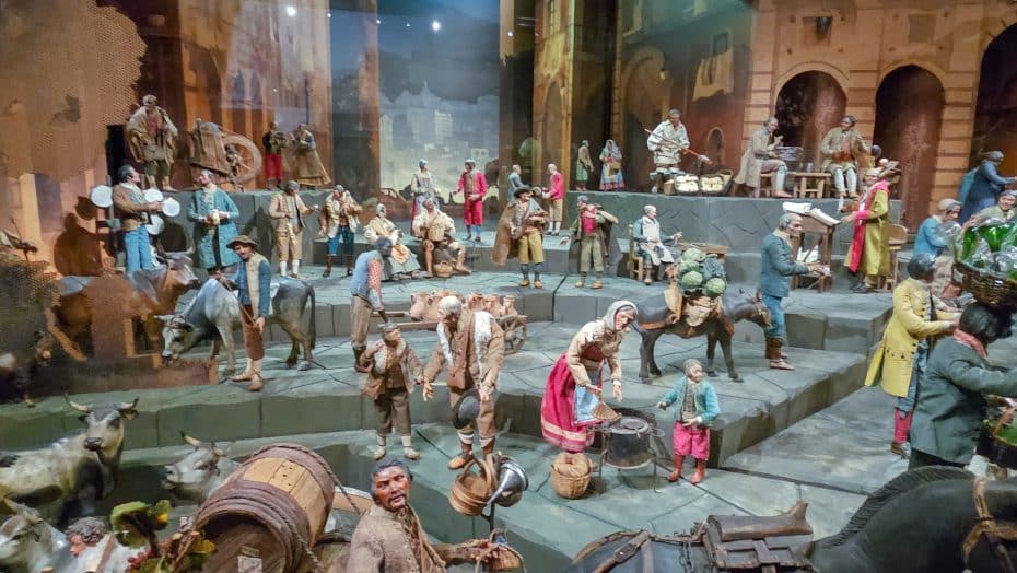 Increïble exposició de pessebres napolitans al Museo Nacional de Escultura