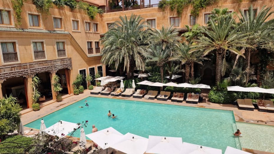 Medina ospita alcuni dei migliori hotel di Marrachech, come Les Jardins De La Koutoubia (nella foto).