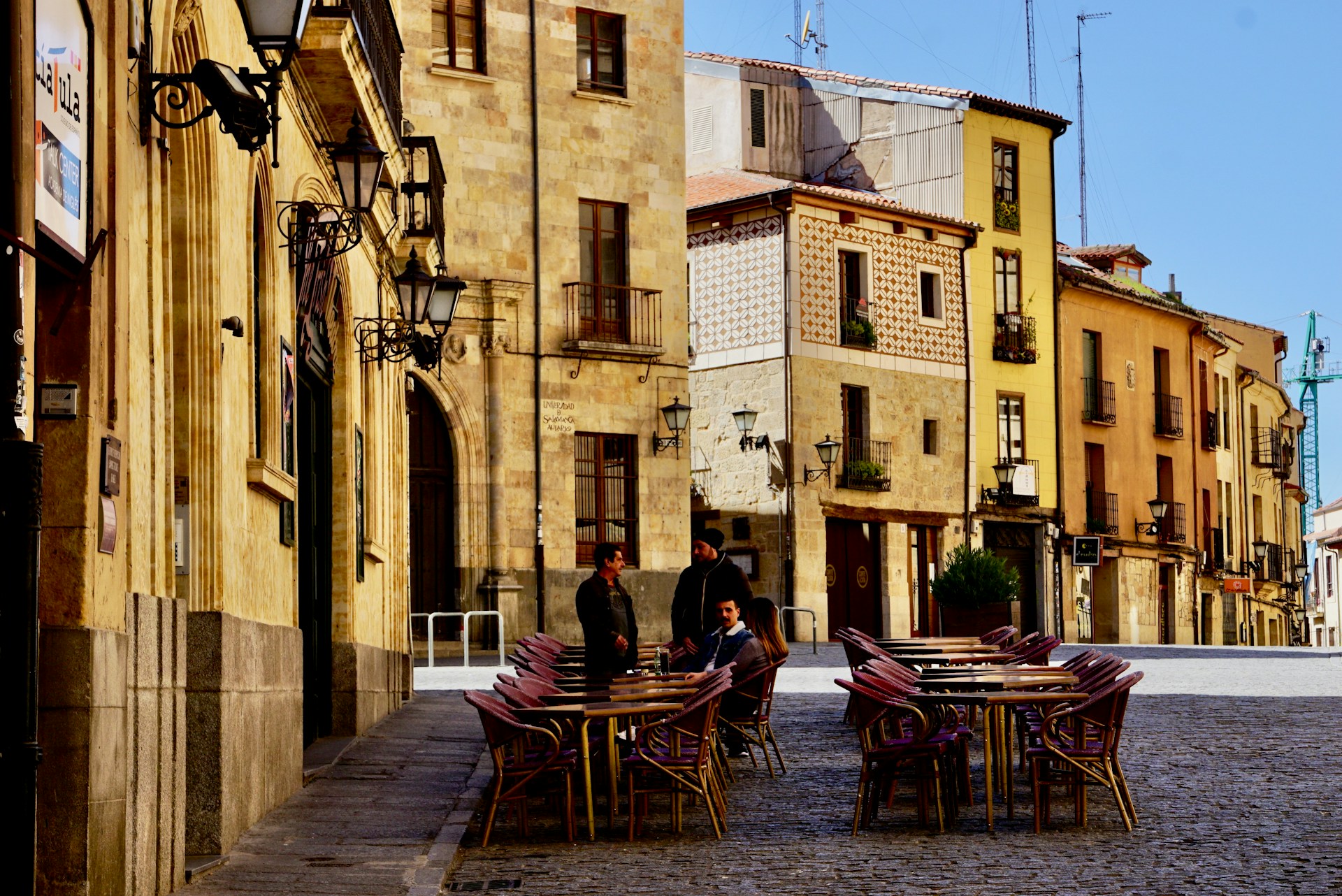 Il centro di Salamanca è ricco di ristoranti e caffè.