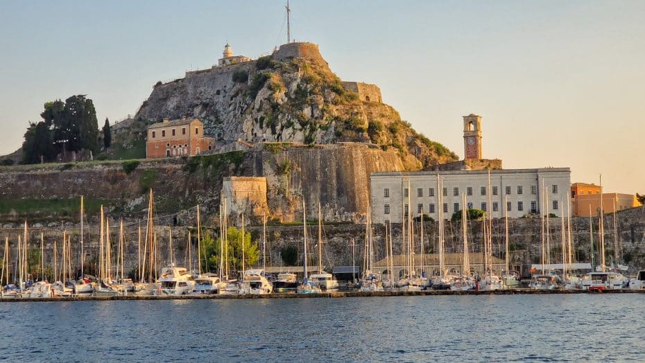 The Old Fortress and Spianada area is the most historic and picturesque in Old Corfu