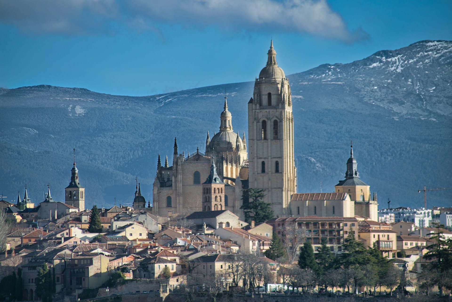 View of the Segovia Cathedral