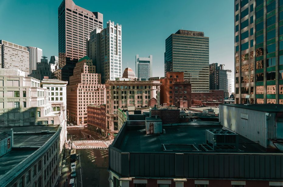 El centro de Boston es el principal centro financiero de la ciudad