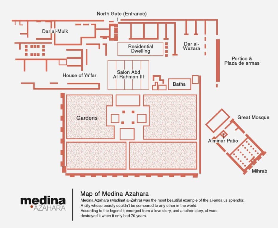 Medina Azahara - Visit Map