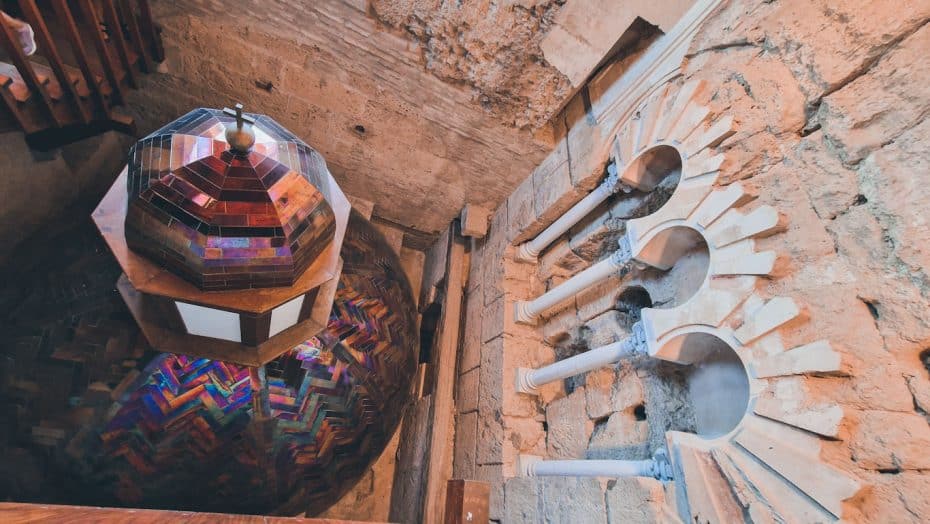 You can still see the old minaret windows within Córdoba Cathedral's Belltower