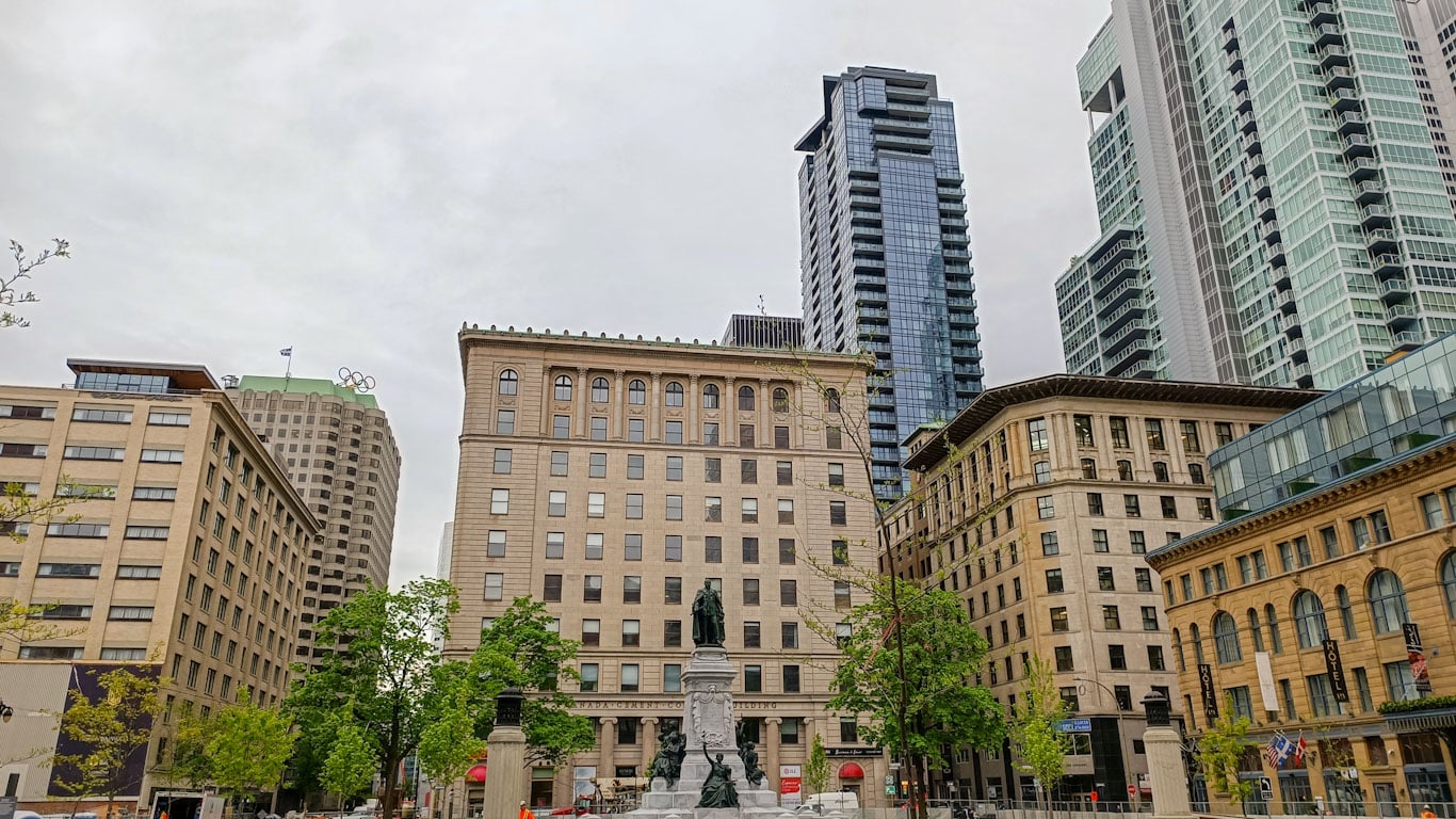 Downtown Montreal is the best area to stay for business travelers to the city