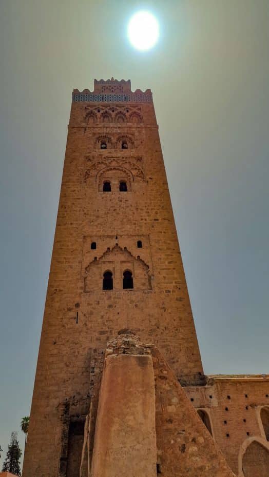 Koutoubia Mosque from below