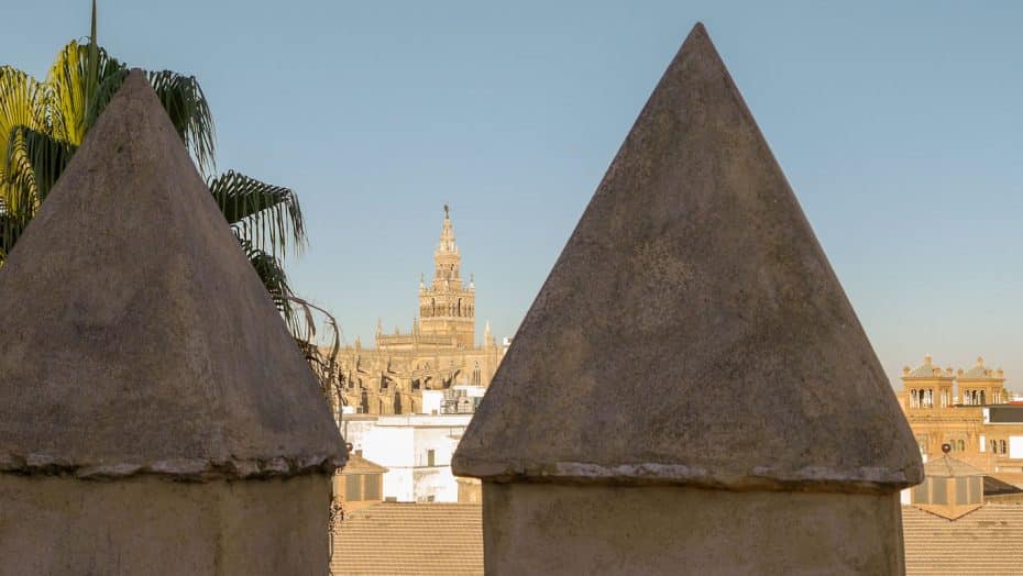 La Giralda from Torre del Oro's observation deck