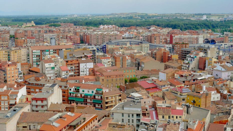 Vistas de Lleida desde Seu Vella