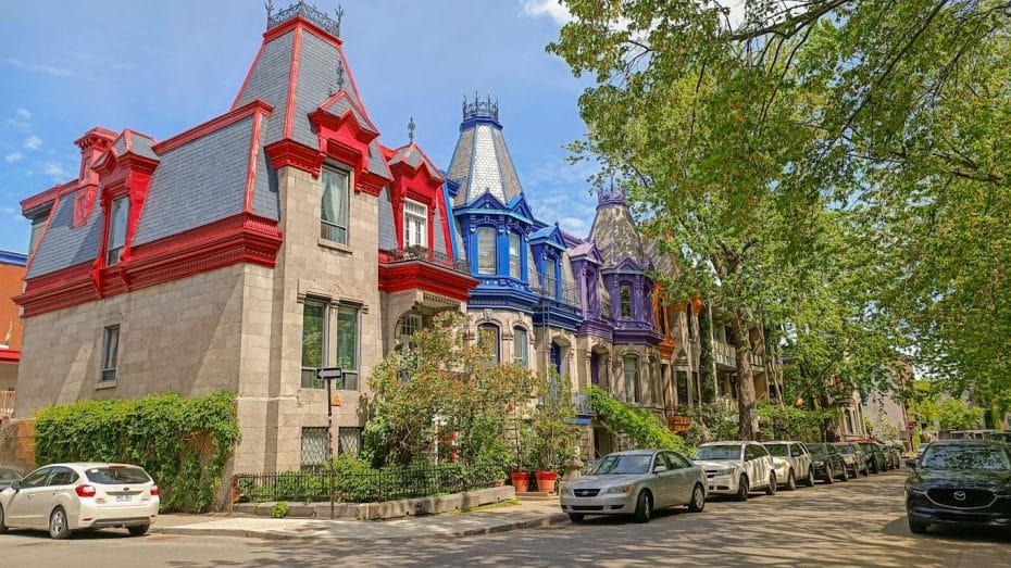 Plateau Mont Royal is known for its bohemian vibe, colorful murals, and trendy boutiques.